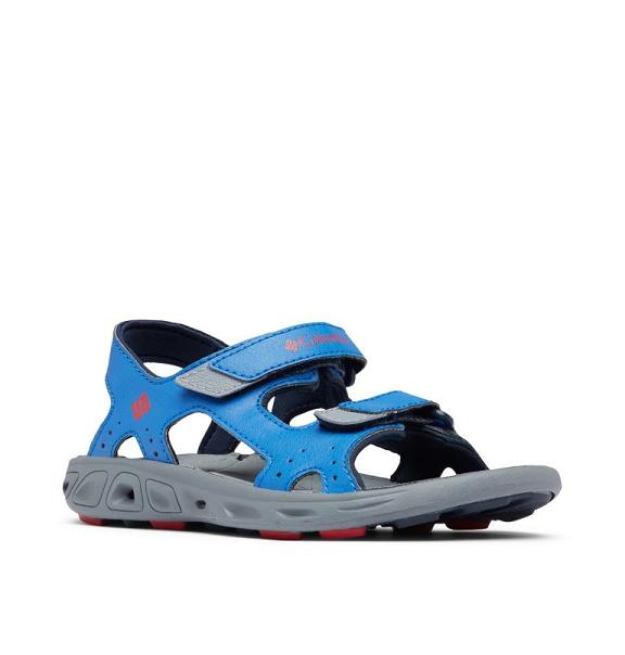 Columbia Techsun Sandals Blue Red For Girls NZ2965 New Zealand